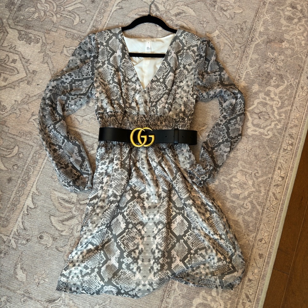 Leith Snake print dress